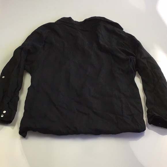 Sigrid Olsen men’s button down dress shirt black size 3X - Picture 2 of 2